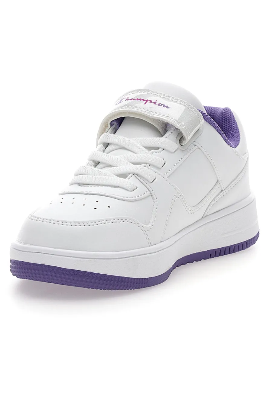 Sneakers bianco tomaia in materiale sintetico Champion Rd18 Low G Ps