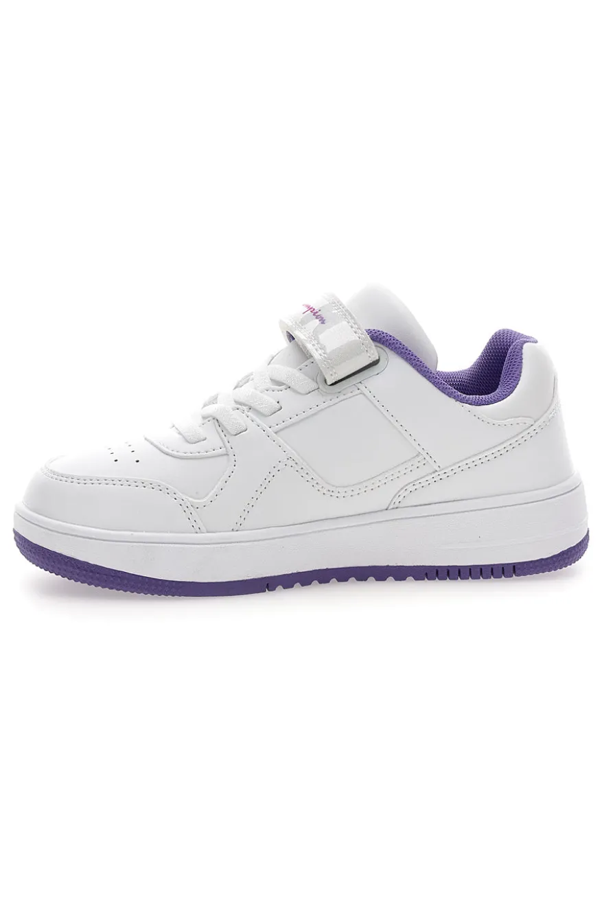 Sneakers bianco tomaia in materiale sintetico Champion Rd18 Low G Ps