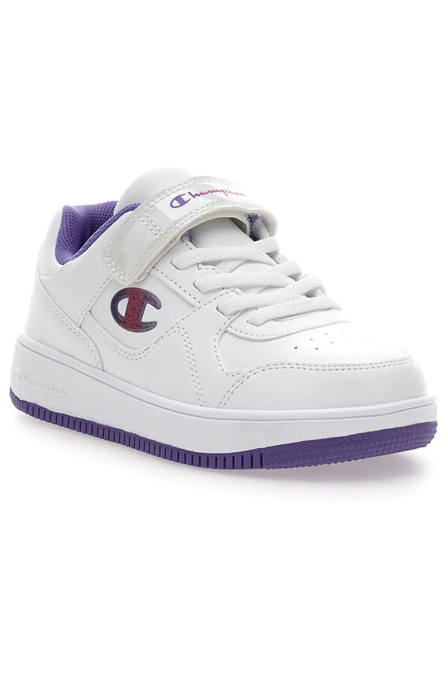 Sneakers bianco tomaia in materiale sintetico Champion Rd18 Low G Ps