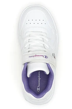 Sneakers bianco tomaia in materiale sintetico Champion Rd18 Low G Ps
