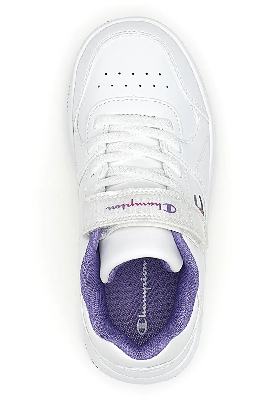 Sneakers bianco tomaia in materiale sintetico Champion Rd18 Low G Ps