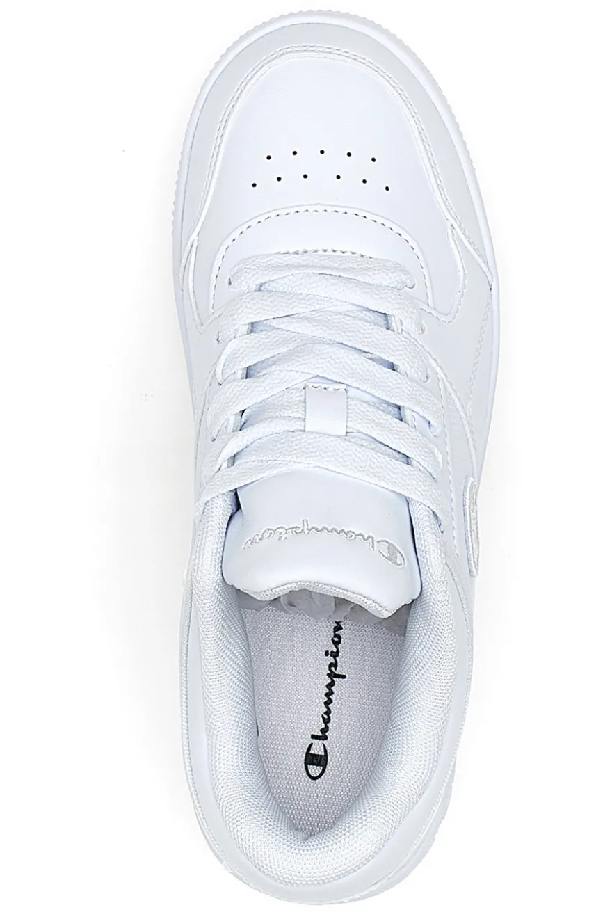 Sneakers bianco tomaia in materiale sintetico Champion Rd18 Low B Gs