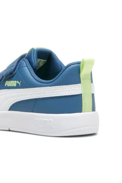 Sneakers Blau/Weiß mit Klettverschluss Puma COURTFLEX V3 V PS