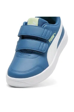 Sneakers Blau/Weiß mit Klettverschluss Puma COURTFLEX V3 V PS