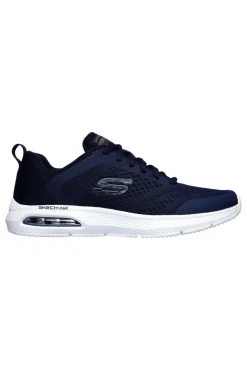 Sneakers blu ammortizzate con inserti air Dyna-Air Pelland Skechers