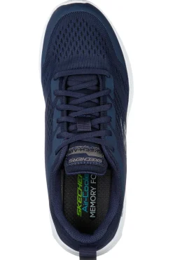 Sneakers blu ammortizzate con inserti air Dyna-Air Pelland Skechers