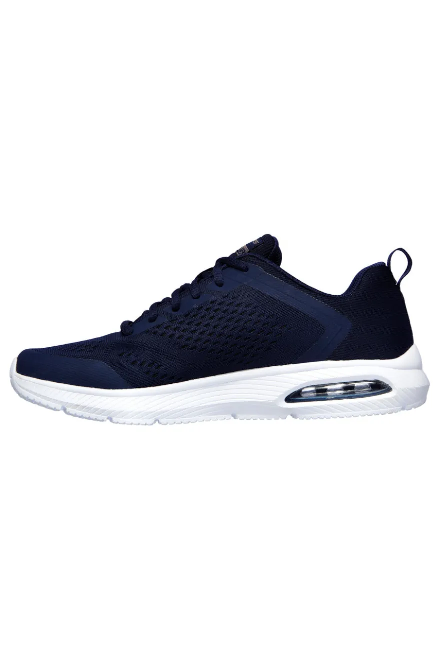 Sneakers blu ammortizzate con inserti air Dyna-Air Pelland Skechers