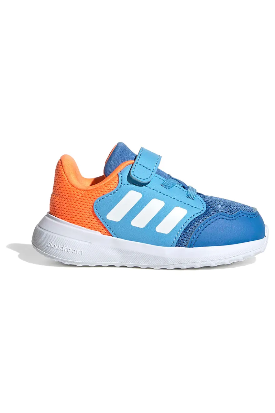 Sneakers blu arancioni con suola Cloudfoam Adidas Tensaur Run 3.0 EL I