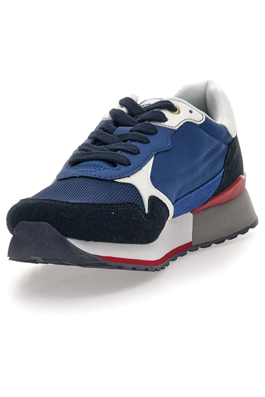 Sneakers blu bianche e rosse Beverly Hills Polo Club King Power Mix
