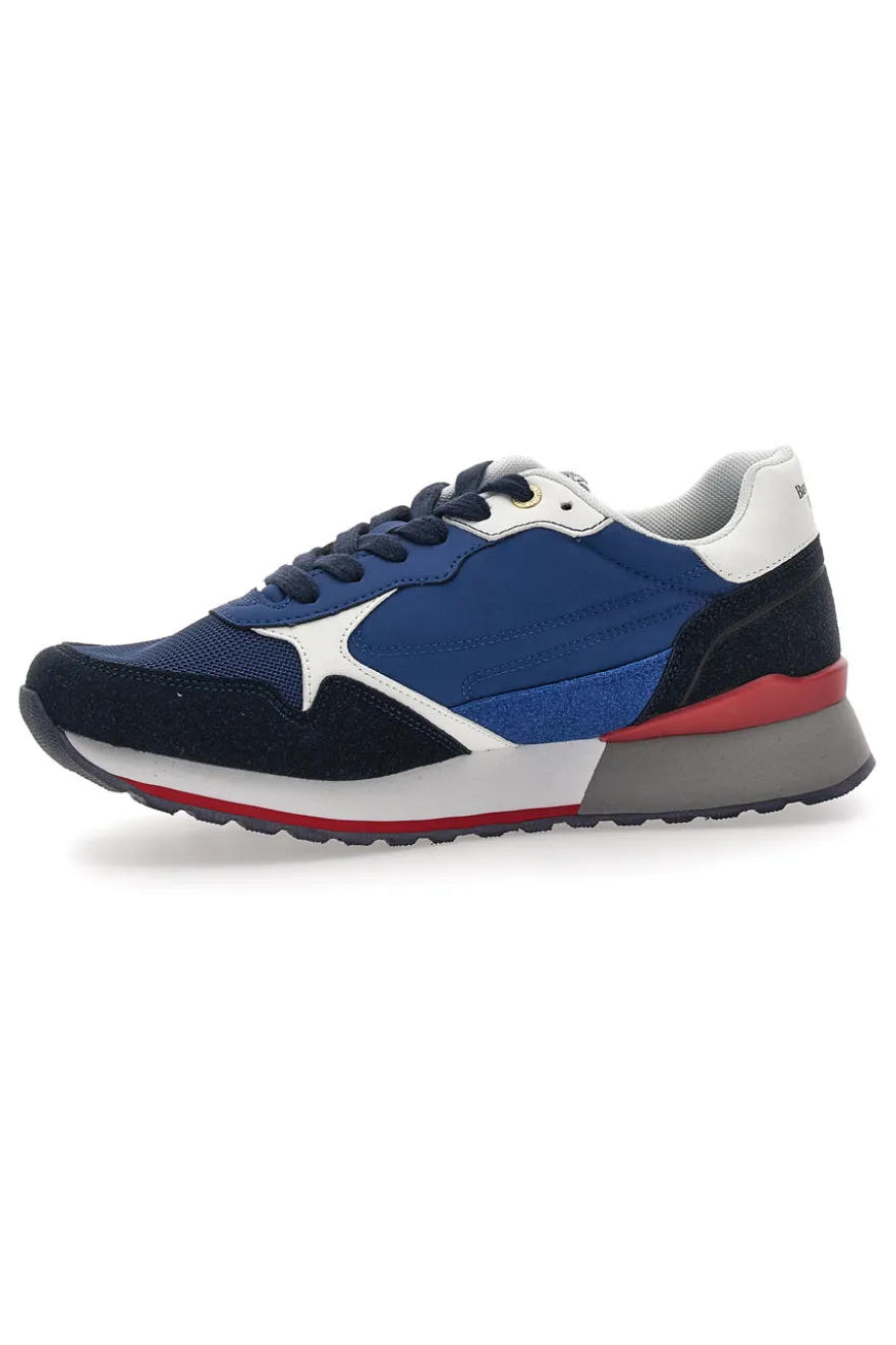 Sneakers blu bianche e rosse Beverly Hills Polo Club King Power Mix