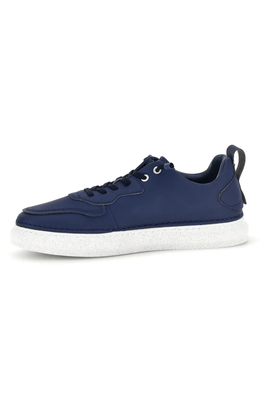 Sneakers blu bicolore con lacci elastici Amerigo Vespucci AV410