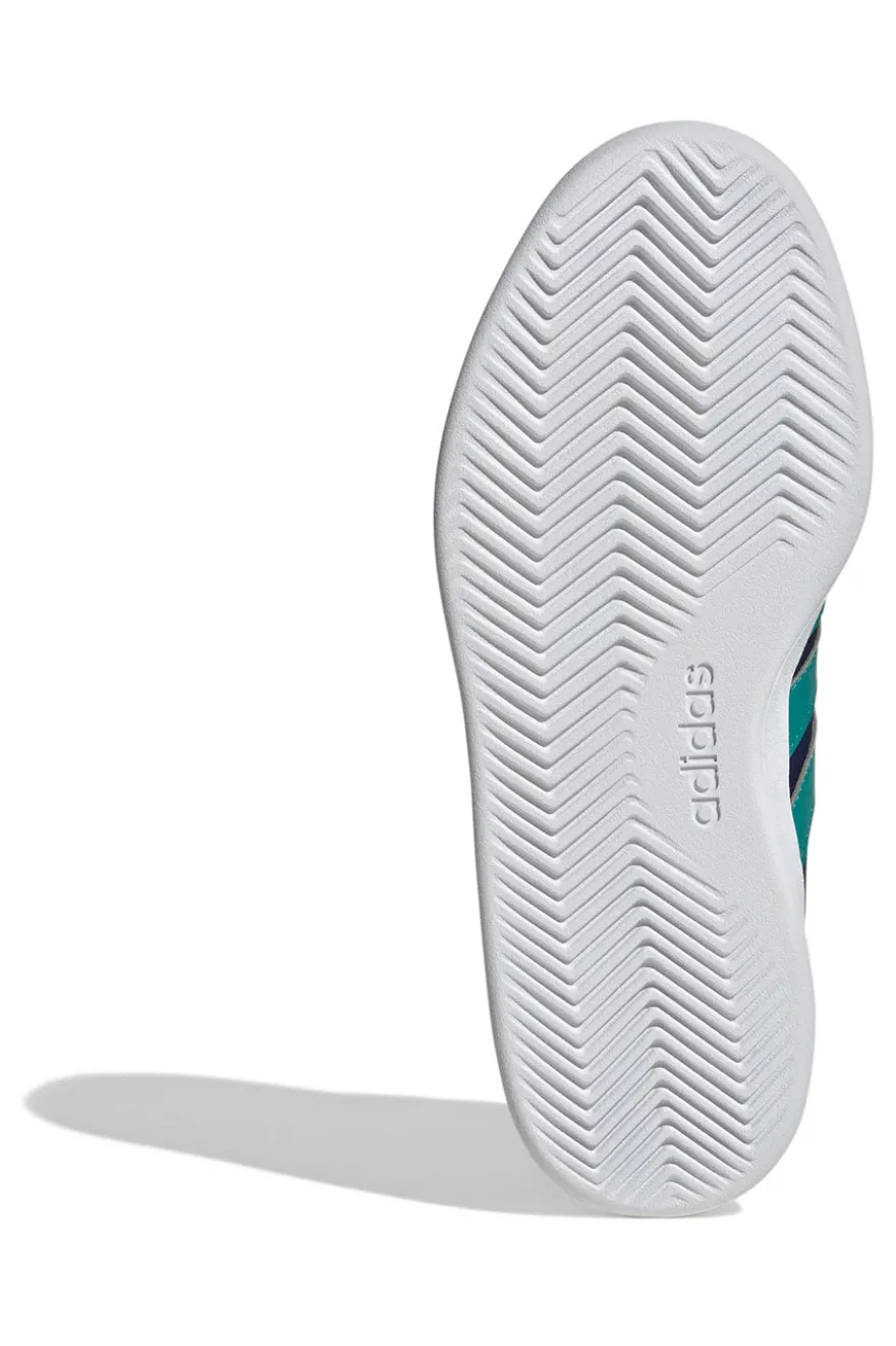 Sneakers blu con 3 strisce Adidas Breaknet 3 J
