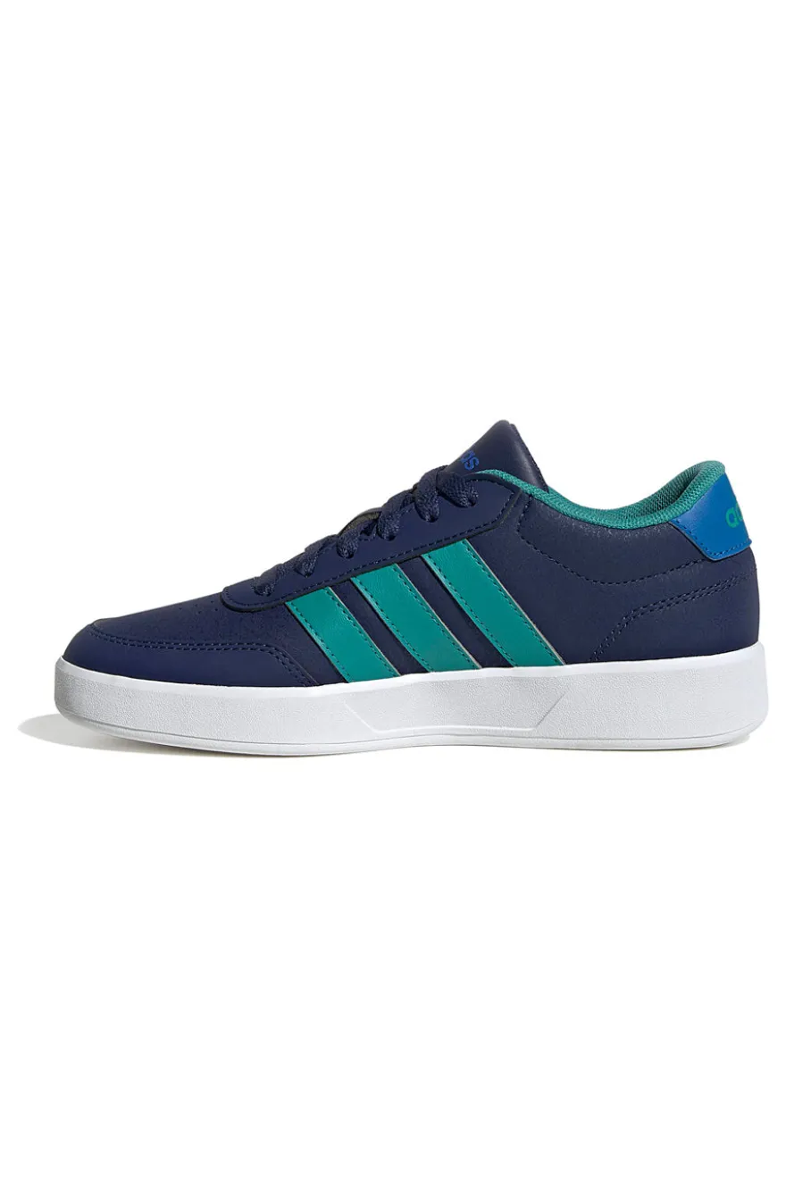 Sneakers blu con 3 strisce Adidas Breaknet 3 J