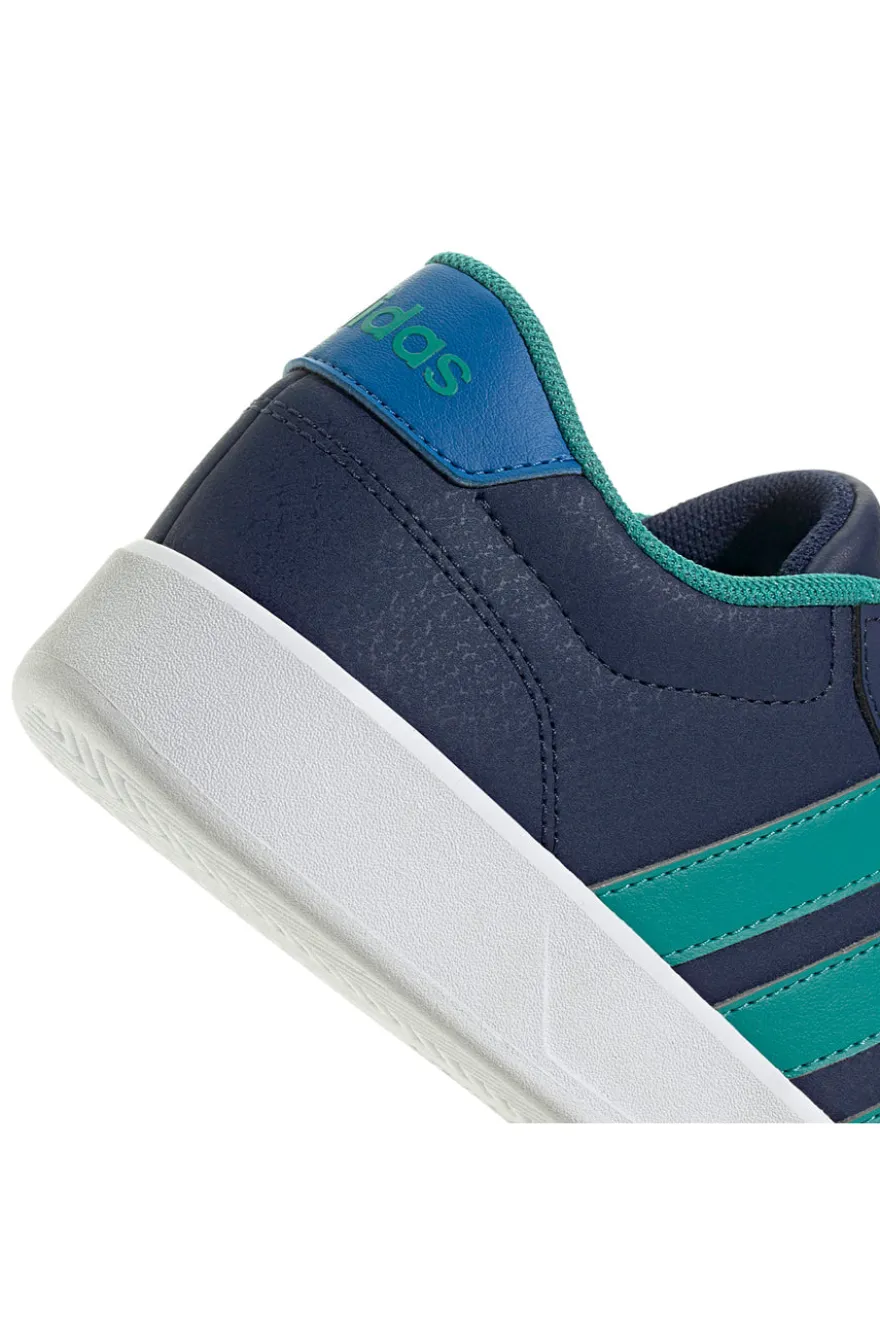 Sneakers blu con 3 strisce Adidas Breaknet 3 J