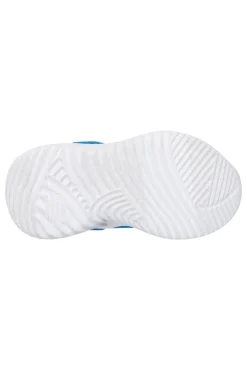 Sneakers blu con chiusura regolabile e suola leggera Skechers Bounder Techrox da Bambino
