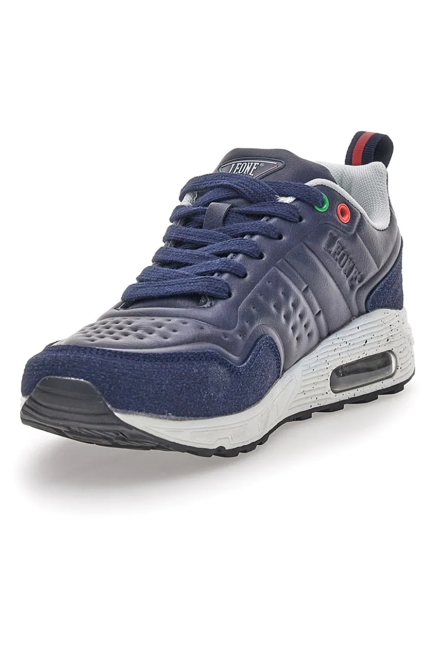 Sneakers Blu Con Chiusura Stringata Leone M0488