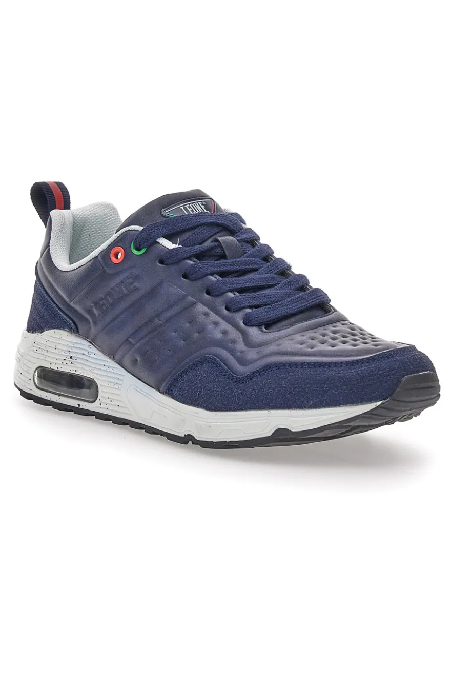 Sneakers Blu Con Chiusura Stringata Leone M0488