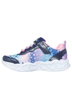 Sneakers blu con cuori luminosi Skechers Infinite Heart Lights Heart Jewels