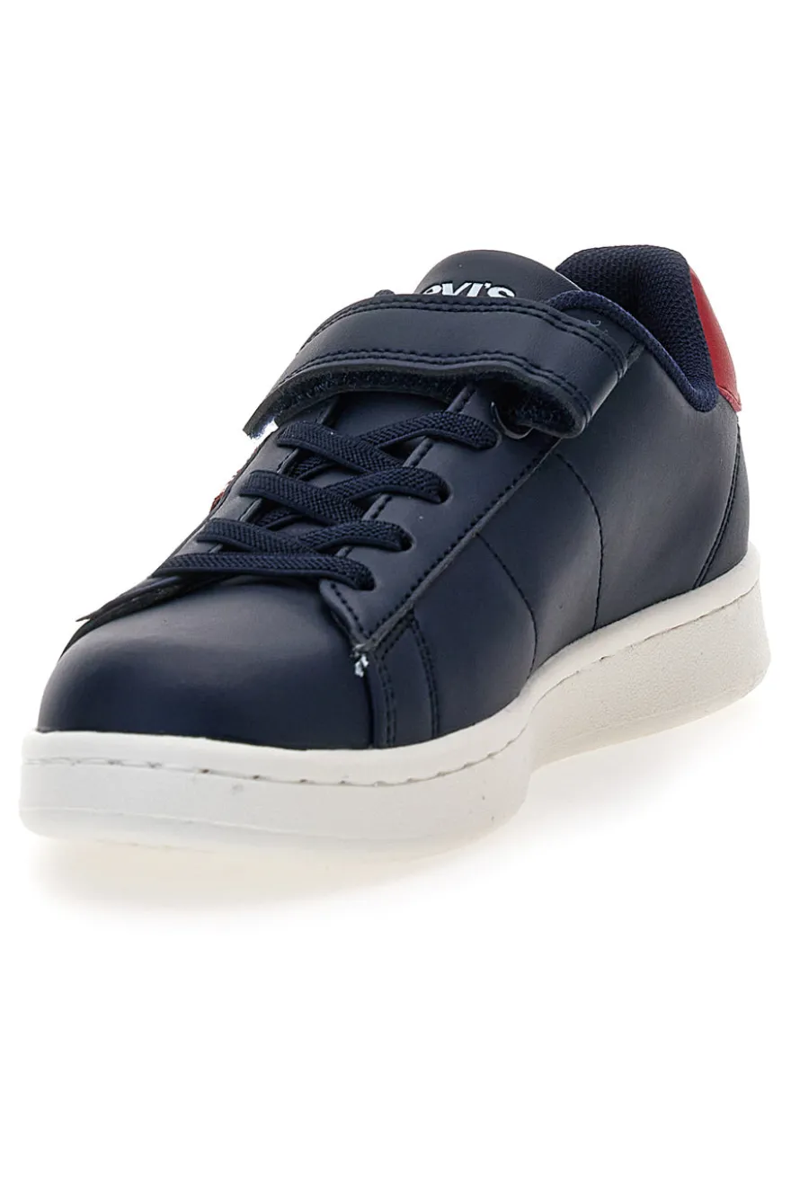 Sneakers blu con dettagli rossi Levi's Bell Jr
