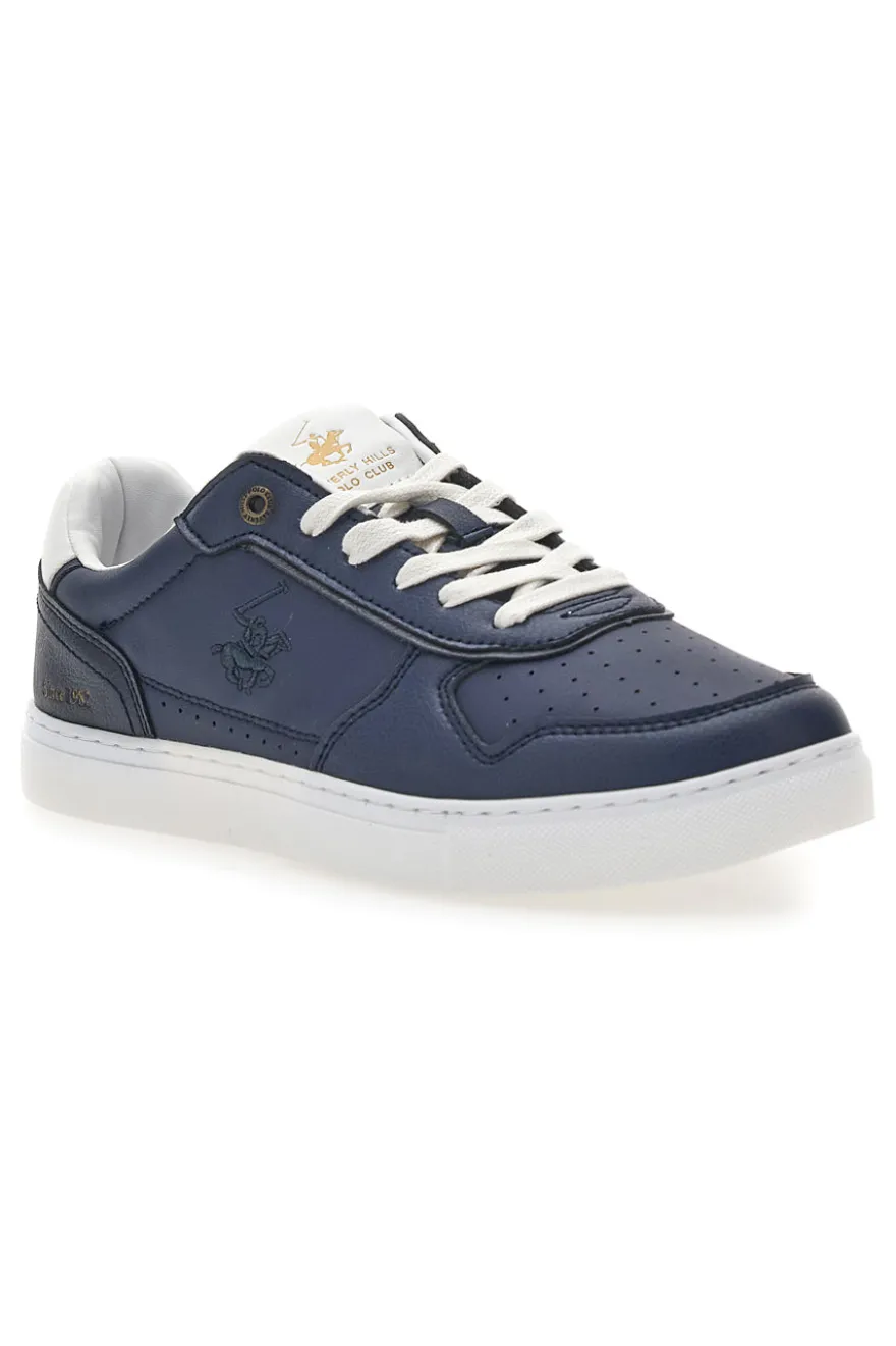 Sneakers blu con dettagli a contrasto Beverly Hills Polo Club Mallet LTX