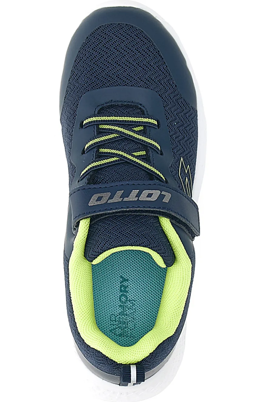 Sneakers blu con dettagli rossi Lotto Rider AMF II CL S
