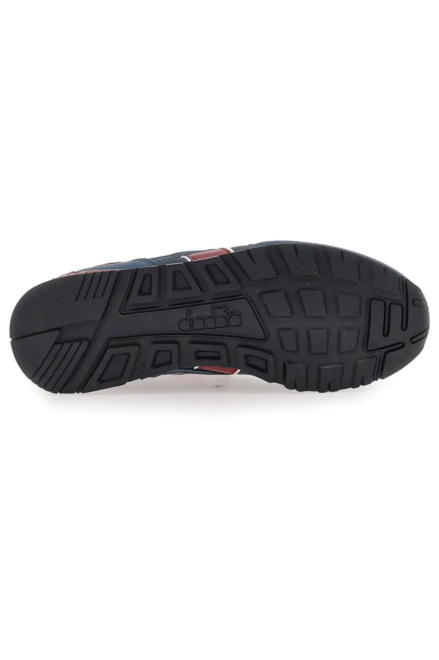 Sneakers blu con dettagli bordeaux e tecnologia DD Comfort Diadora N.92