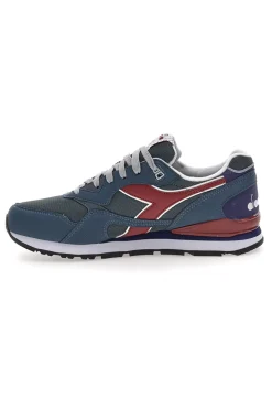 Sneakers blu con dettagli bordeaux e tecnologia DD Comfort Diadora N.92