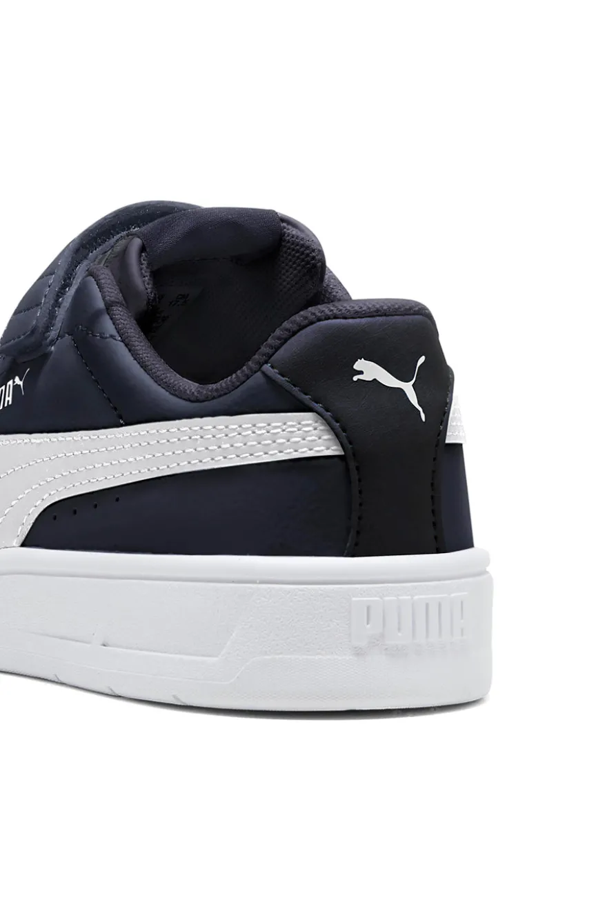 Sneakers blu con dettagli bianchi Puma Court Classic Clean AC+ PS