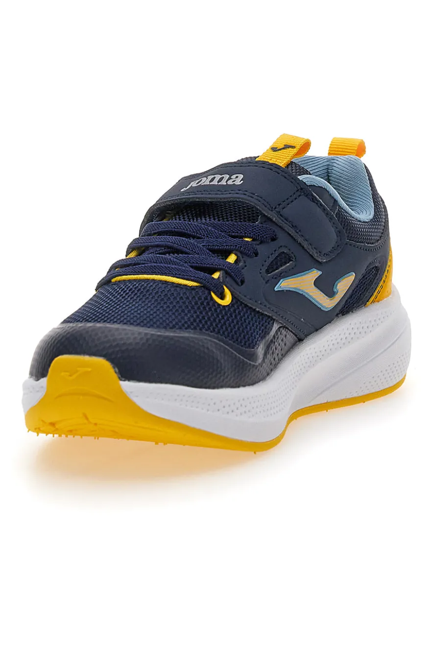 Sneakers blu con dettagli gialli Joma Ferro Jr 2503