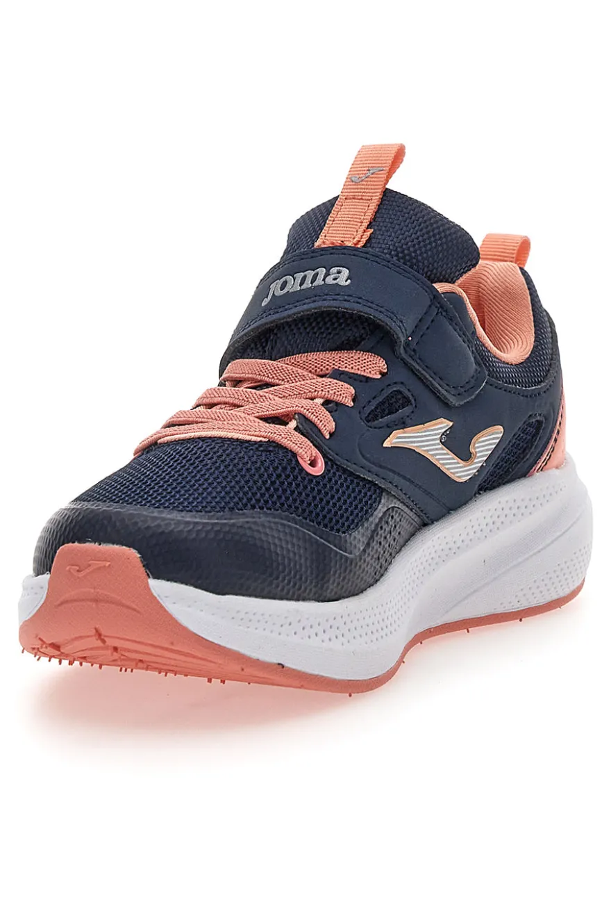 Sneakers blu con dettagli rosa Joma Ferro JR 2543