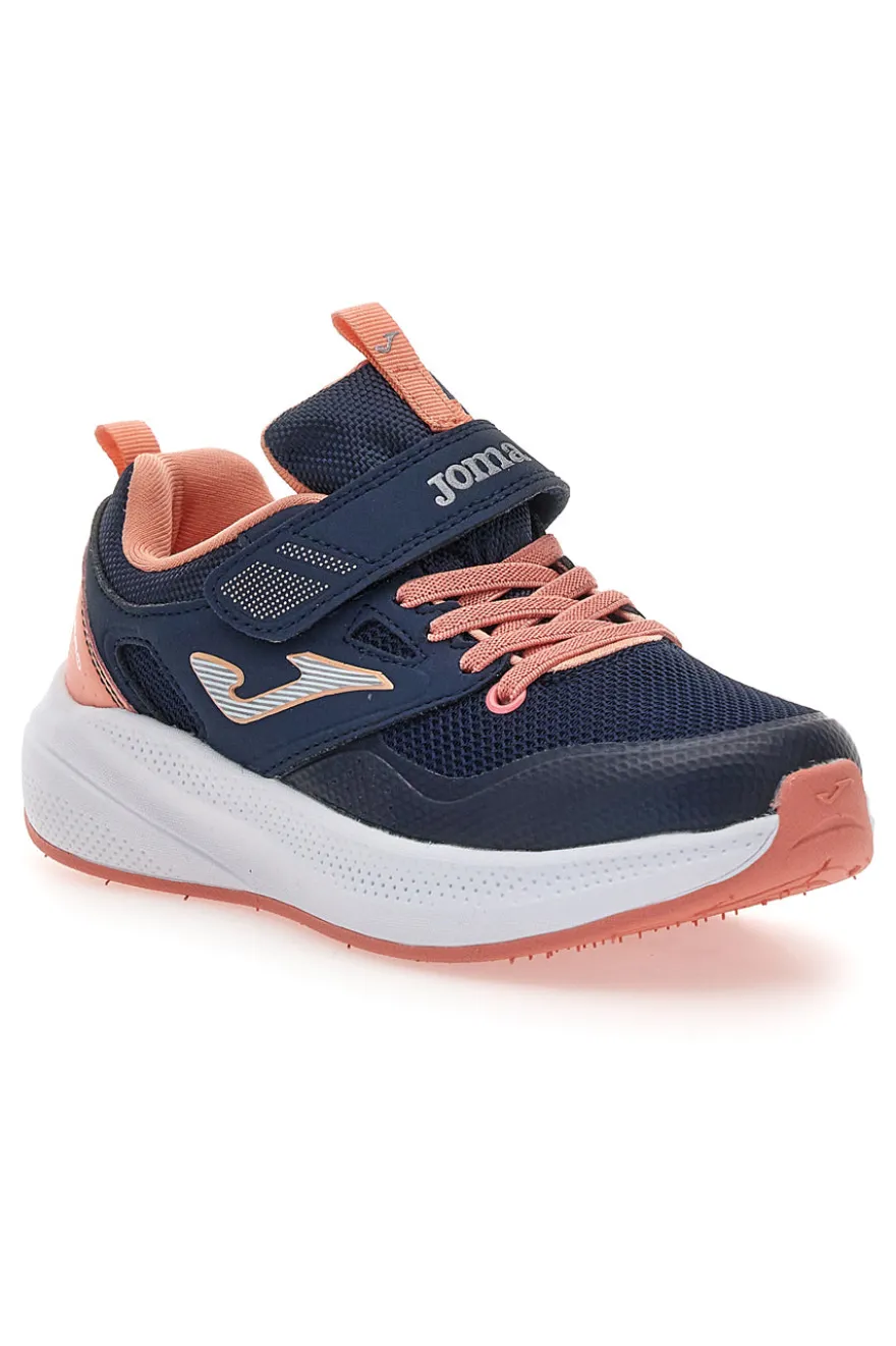 Sneakers blu con dettagli rosa Joma Ferro JR 2543