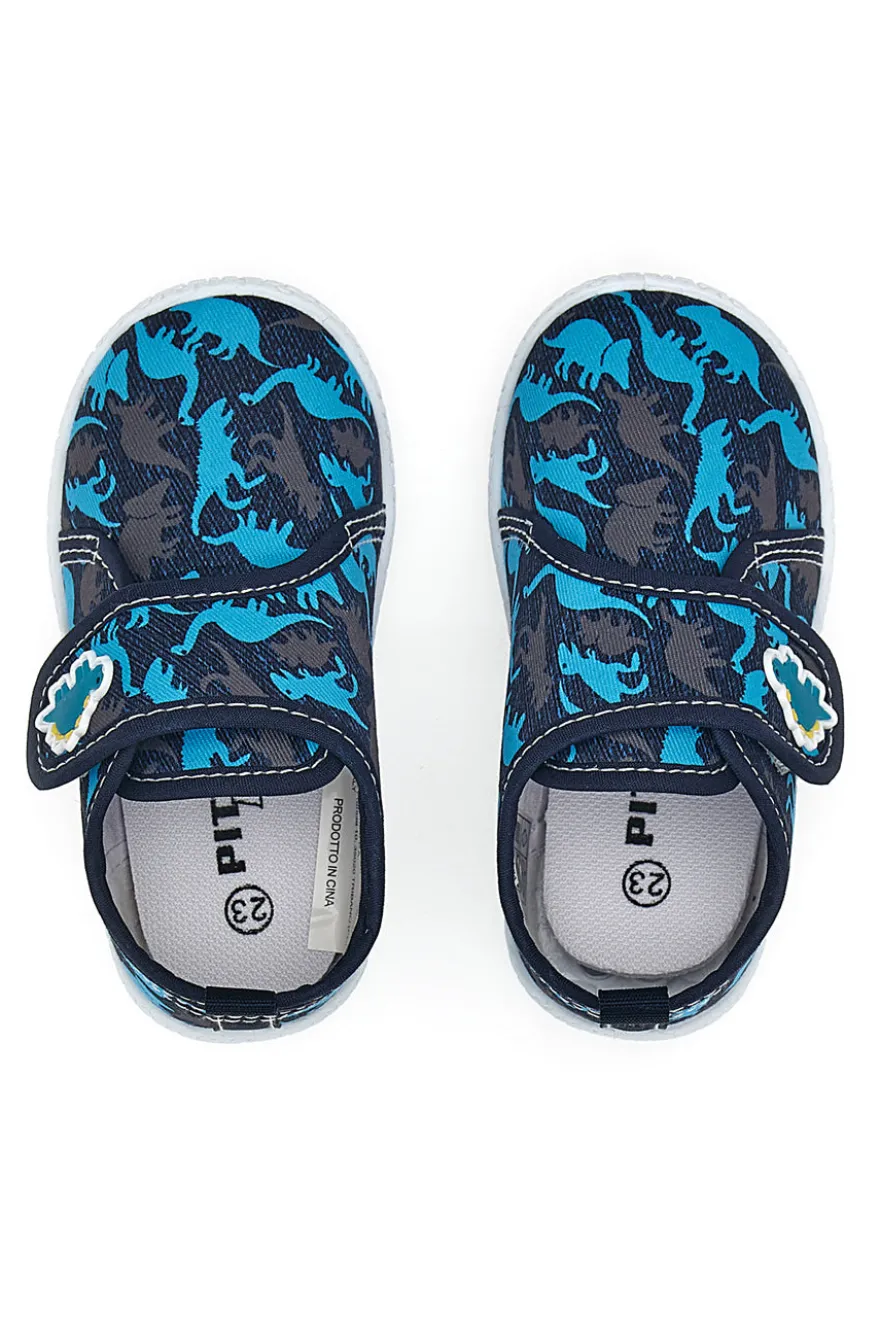 Sneakers Blu con Dinosauri Pitt Kids 2672