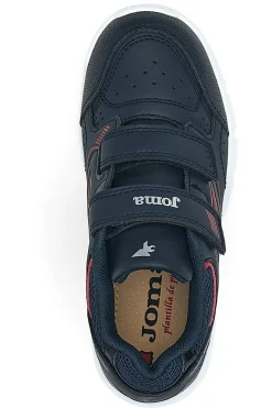 Sneakers blu con doppio strappo Joma W.School JR 2533