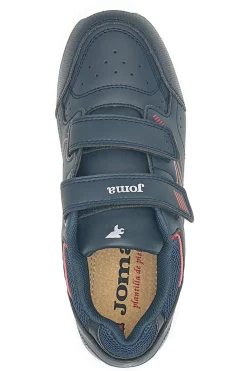 Sneakers blu con doppio strappo Joma Wschool Jr 2533