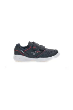 Sneakers blu con doppio strappo Joma Wschool Jr 2533