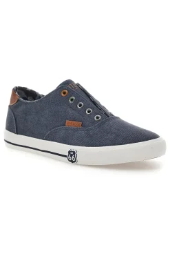 Sneakers Blu con Elastico Frontale ROUTE 66 RO91414