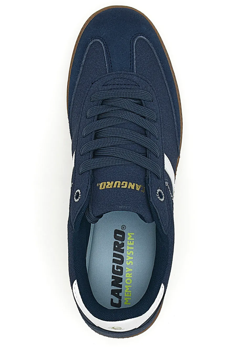 Sneakers blu con fondo a contrasto Canguro CA385