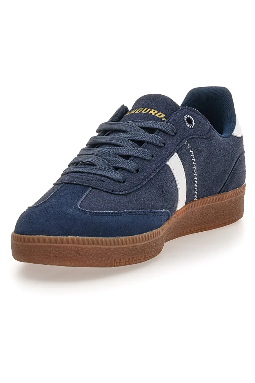 Sneakers blu con fondo a contrasto Canguro CA385