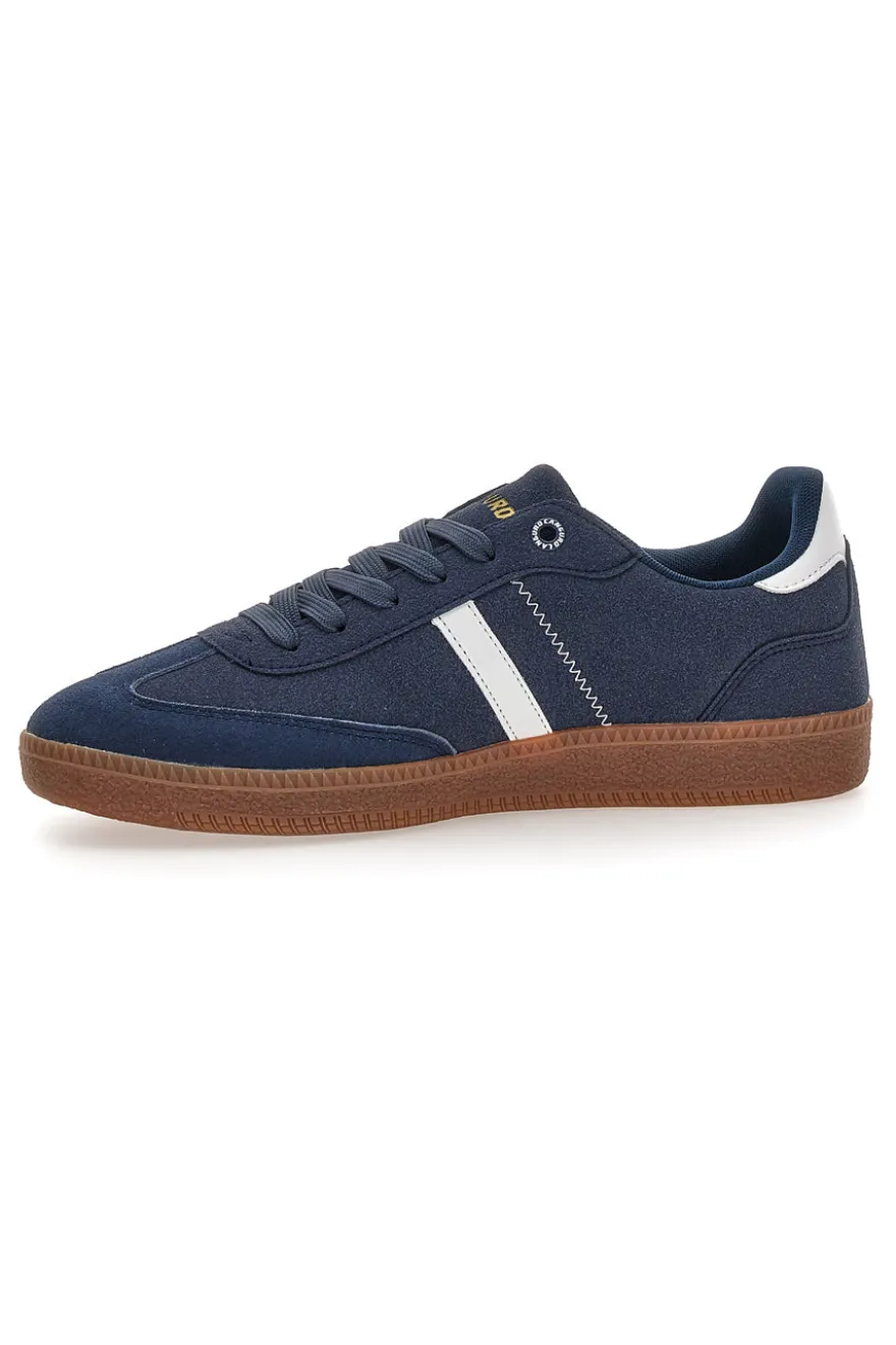 Sneakers blu con fondo a contrasto Canguro CA385