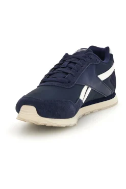 Sneakers blu con inserti a contrasto Reebok Glide Low