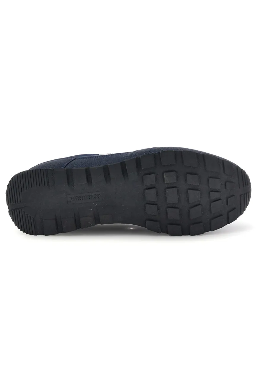 Sneakers blu con inserti a contrasto e lacci Carrera CAM12100M3737