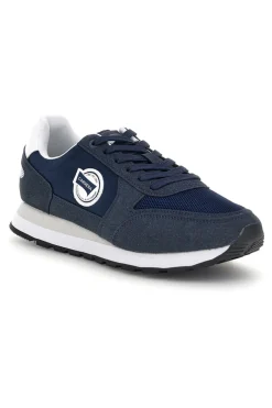 Sneakers blu con inserti a contrasto e lacci Carrera CAM12100M3737