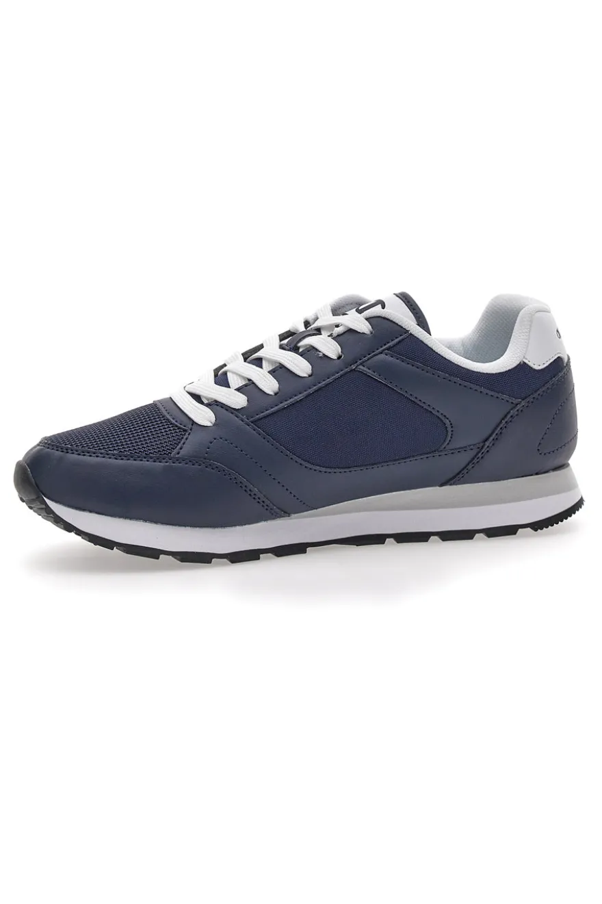 Sneakers Blu con Lacci Champion II Mix Material