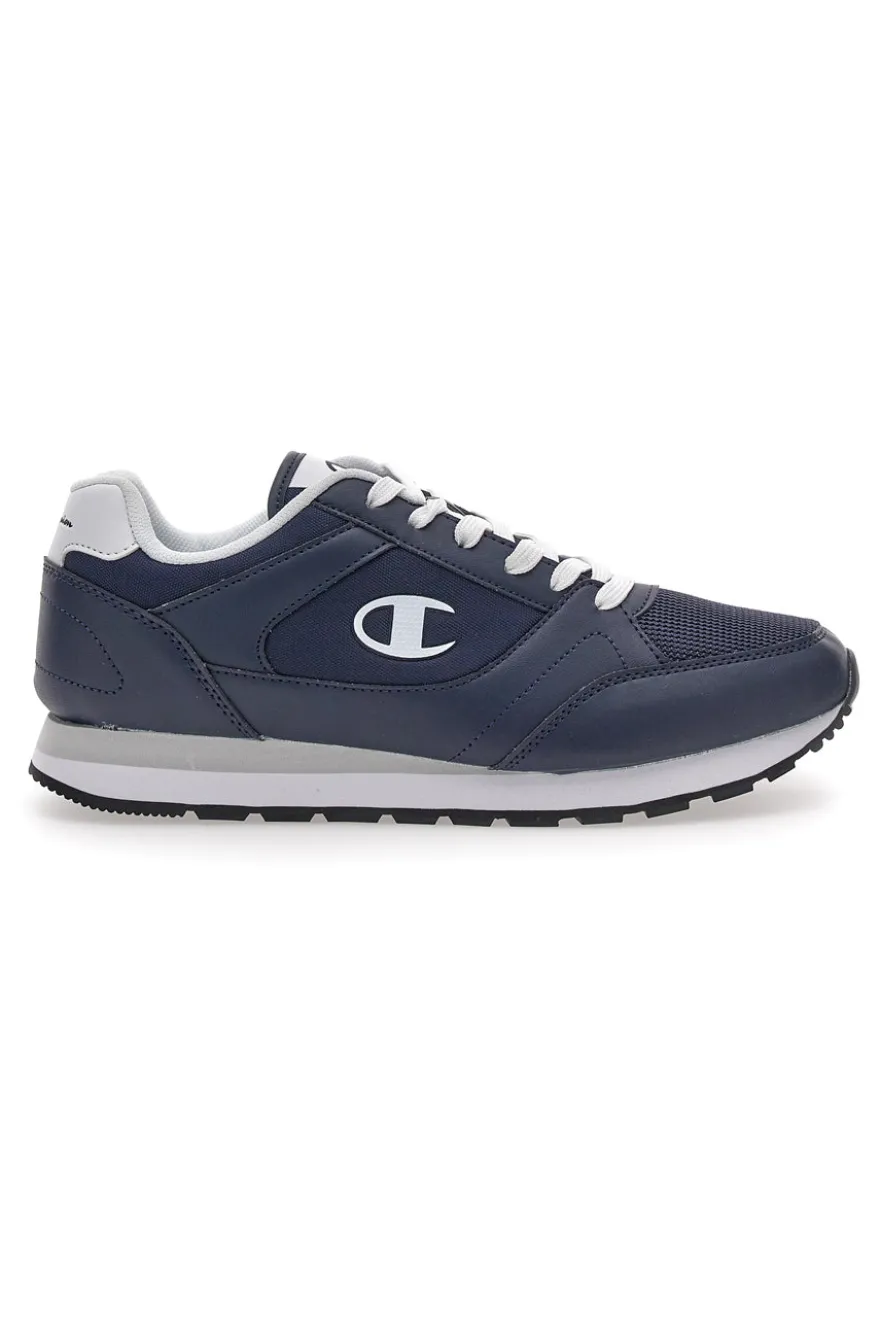 Sneakers Blu con Lacci Champion II Mix Material