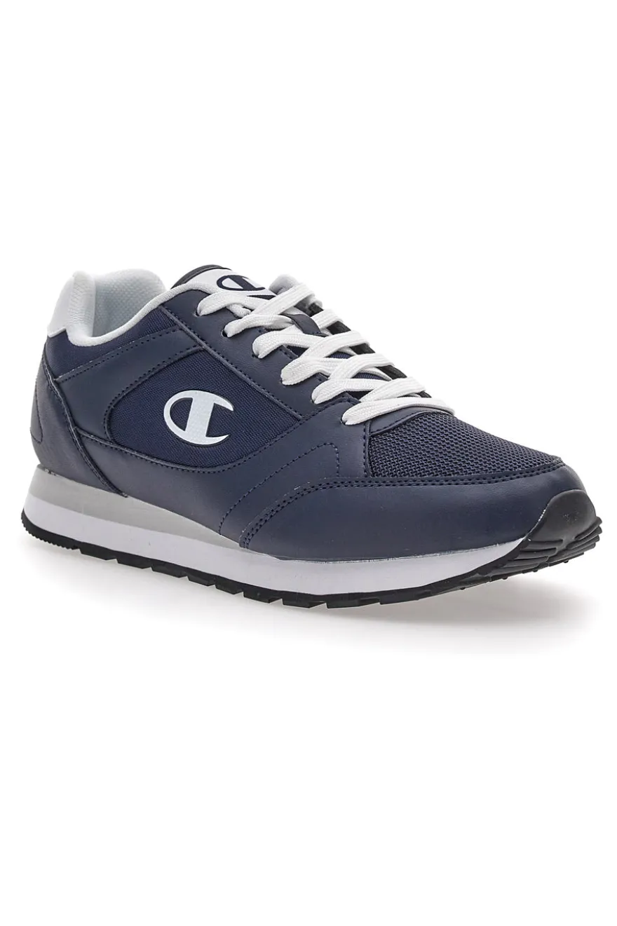 Sneakers Blu con Lacci Champion II Mix Material