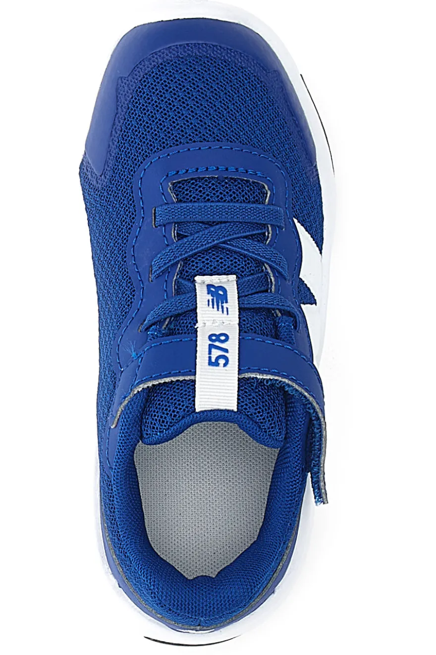 Sneakers Blu con Logo Bianco e Velcro NEW BALANCE 578