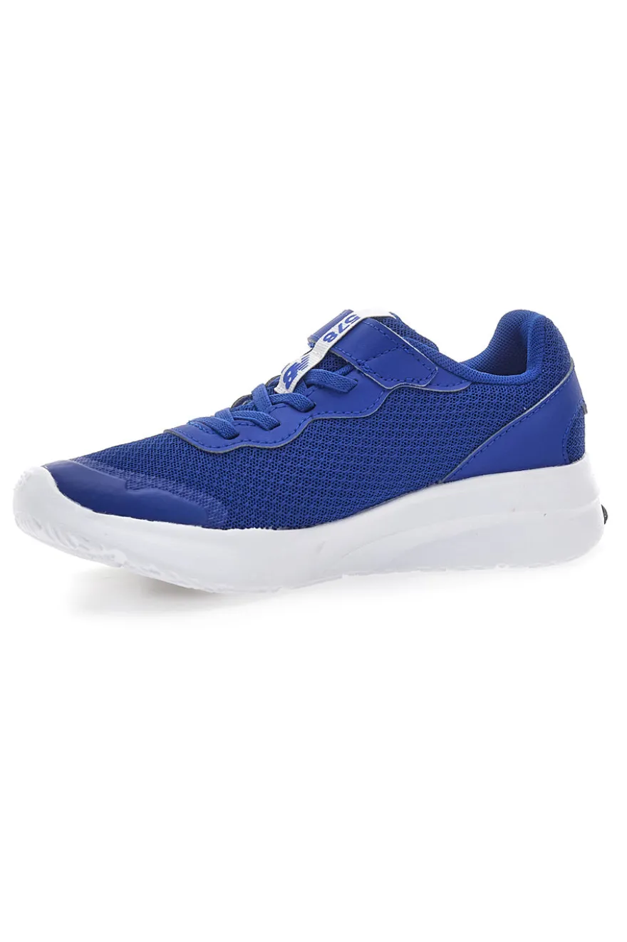 Sneakers Blu con Logo Bianco e Velcro NEW BALANCE