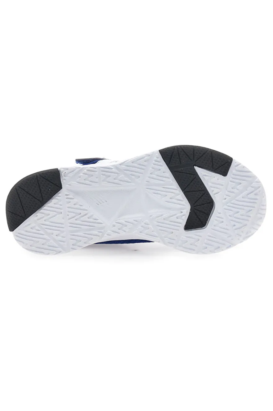 Sneakers Blu con Logo Bianco e Velcro NEW BALANCE