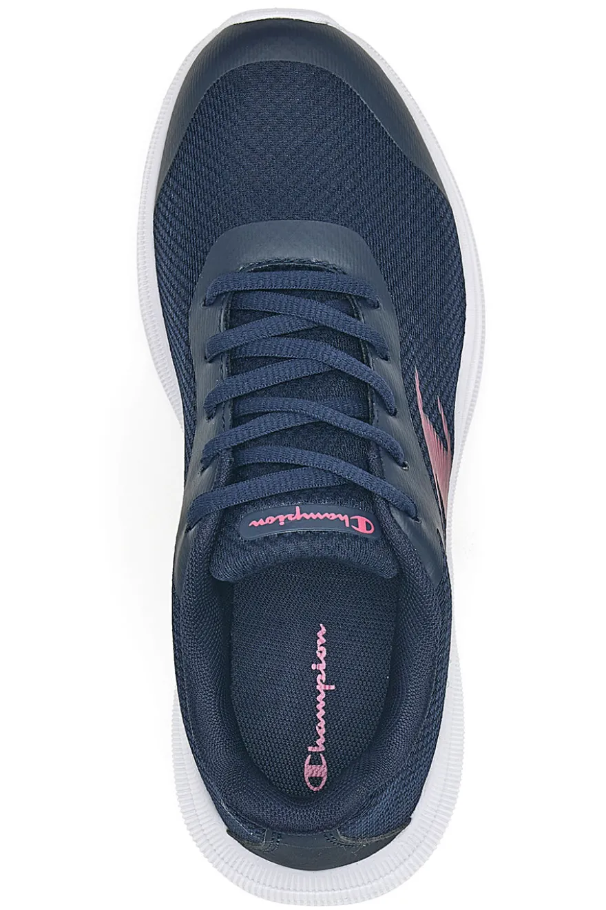 Sneakers blu con logo rosa in mesh traspirante Champion SYPHON ENGAGE MESH G GS