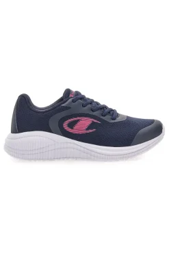 Sneakers blu con logo rosa in mesh traspirante Champion SYPHON ENGAGE MESH G GS